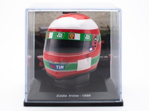 OPO 10 - Formel-1-Helm kompatibel mit Ferrari F1: Eddie Irvine 1999 – Maßstab 1/5 – CAS30 von OPO 10