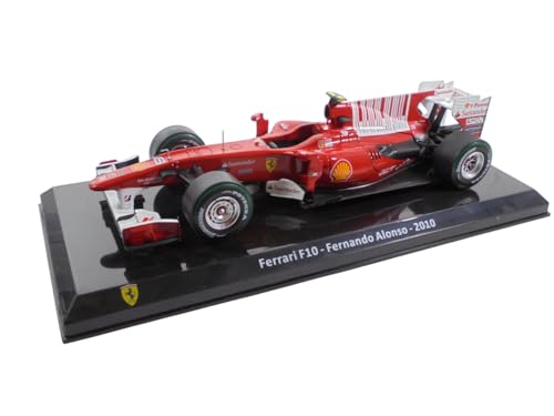 OPO 10 - Formel 1 kompatibel mit Ferrari F10 Fernando Alonso 2010 – 1/24 Druckguss-Modellauto – GF046 von OPO 10
