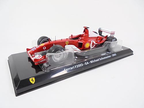 OPO 10 - Formel 1 kompatibel mit Ferrari F2003-GA Michael Schumacher 2003-1/24 Druckguss-Modellauto - GF014 von OPO 10