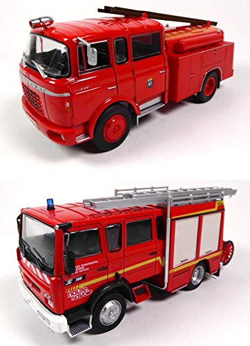 OPO 10 - Los mit 2 Feuerwehrautos 1/43 kompatibel mit Renault VI S180 + BERLIET GAK (P2 + P8) von OPO 10