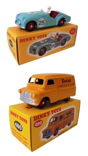 OPO 10 - Lot von 2 Dinky Toys Triumph TR2 Sports + Bedford Van Kodak – 1/43 Miniaturauto 111+480 LDA1 OPO 10 - Lot von 2 Dinky Toys Triumph TR2 Sports + Bedford Van Kodak – 1/43 Miniaturauto 111+480 LDA1 von OPO 10