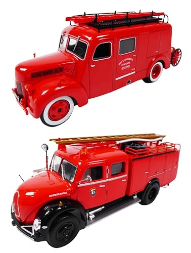 OPO 10 - Lot von 2 Feuerwehrautos 1/43 kompatibel mit MAGIRUS DEUTZ + Ford F798 T / P01+P09 OPO 10 - Lot von 2 Feuerwehrautos 1/43 kompatibel mit MAGIRUS DEUTZ + Ford F798 T / P01+P09 von OPO 10