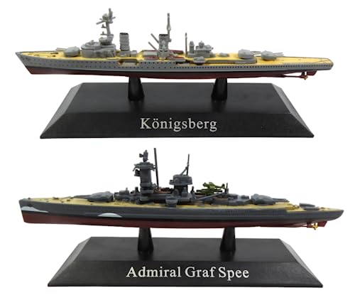 OPO 10 - Lot von 2 Kriegsschiffen 1/1250: Admiral GRAF Spee + Königsberg / WSL50 / WS3+15 von OPO 10