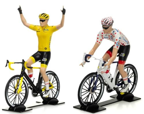OPO 10 - Lot von 2 Radfahrer-Läufer-Figuren der Tour de France 2023 – kompatibel mit SOLIDO 1/18 – TDF1-2 OPO 10 - Lot von 2 Radfahrer-Läufer-Figuren der Tour de France 2023 – kompatibel mit SOLIDO 1/18 – TDF1-2 von OPO 10