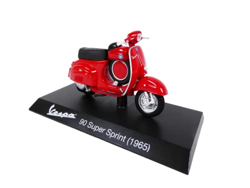 OPO 10 - Miniatur-Scooter zum Sammeln im Maßstab 1:18, kompatibel mit der Vespa 90 Super Sprint (1965) – VES115 von OPO 10