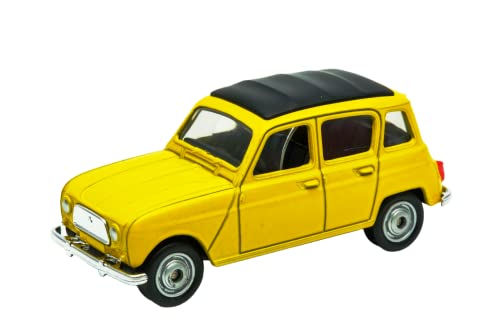 OPO 10 - Miniaturauto 3 Zoll (ca. 7 cm) Renault 4 gelb - R4 - Welly 52362W von OPO 10