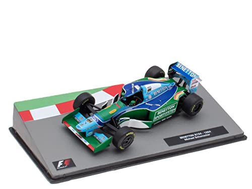 OPO 10 - Miniaturauto Formel 1 1/43 kompatibel mit Benetton B194 - Michael Schumacher - 1994 - F1 FD016 von OPO 10