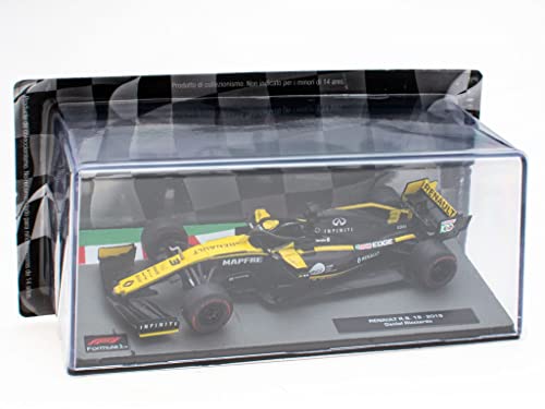 OPO 10 - Miniaturauto Formel 1 1/43 kompatibel mit Renault RS19 2019 Daniel Ricciardo - FD171 von OPO 10