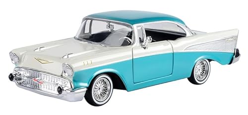 OPO 10 - Miniaturauto im Maßstab 1:24, kompatibel mit Chevy Bel Air 1957, zweifarbig – Motormax 79029 OPO 10 - Miniaturauto im Maßstab 1:24, kompatibel mit Chevy Bel Air 1957, zweifarbig – Motormax 79029 von OPO 10