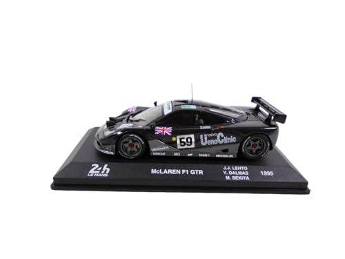 OPO 10 - Miniaturauto zum Sammeln im Maßstab 1:43, kompatibel mit McLaren F1 GTR #59 24h Le Mans 1995 – LM005 von OPO 10