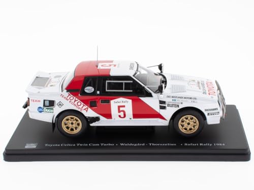 - Modellauto im Maßstab 1:24, kompatibel mit Toyota Celica Twin Cam Turbo – Waldegård-Thorszelius – Safari Rally 1984 – WRC533 - Modellauto im Maßstab 1:24, kompatibel mit Toyota Celica Twin Cam Turbo – Waldegård-Thorszelius – Safari Rally 1984 – WRC533 von OPO 10