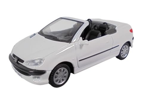 OPO 10 - Modellauto kompatibel mit Peugeot 206CC Cabrio Weiss 1/43 CARARAMA - 813044 OPO 10 - Modellauto kompatibel mit Peugeot 206CC Cabrio Weiss 1/43 CARARAMA - 813044 von OPO 10