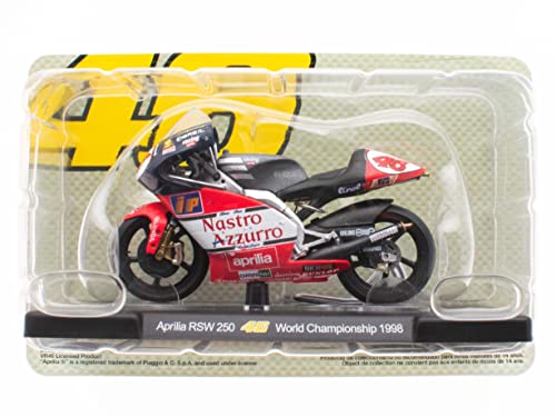 OPO 10 - Motorrad 1/18 von "The Doctor Valentino Rossi #46, Reproduktion kompatibel mit Aprilia RSW 250 - Weltmeisterschaft 1998 - VR018 OPO 10 - Motorrad 1/18 von "The Doctor Valentino Rossi #46, Reproduktion kompatibel mit Aprilia RSW 250 - Weltmeisterschaft 1998 - VR018 von OPO 10