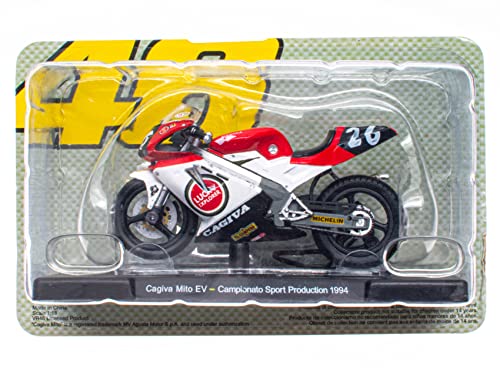 OPO 10 - Motorrad 1/18 von "The Doctor Valentino Rossi #46, Reproduktion kompatibel mit Cagiva Mito EV - Campionato Sport Production 1994 - VR044 OPO 10 - Motorrad 1/18 von "The Doctor Valentino Rossi #46, Reproduktion kompatibel mit Cagiva Mito EV - Campionato Sport Production 1994 - VR044 von OPO 10