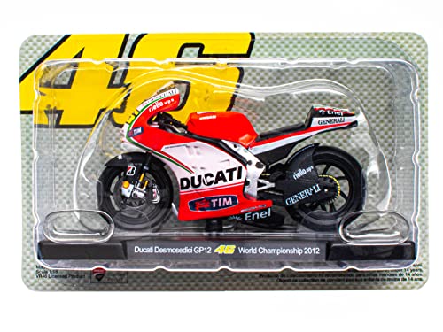 OPO 10 - Motorrad 1/18 von "The Doctor Valentino Rossi #46, Reproduktion kompatibel mit Ducati Desmosedici GP12 - World Championship 2012 - VR103 OPO 10 - Motorrad 1/18 von "The Doctor Valentino Rossi #46, Reproduktion kompatibel mit Ducati Desmosedici GP12 - World Championship 2012 - VR103 von OPO 10
