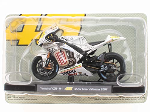 OPO 10 - Motorrad 1/18 von "The Doctor Valentino Rossi #46, Reproduktion kompatibel mit Yamaha YZR-M1 - Showbike Valencia 2007 - VR040 OPO 10 - Motorrad 1/18 von "The Doctor Valentino Rossi #46, Reproduktion kompatibel mit Yamaha YZR-M1 - Showbike Valencia 2007 - VR040 von OPO 10