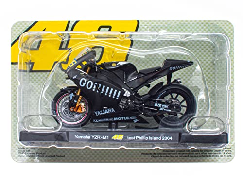 OPO 10 - Motorrad 1/18 von "The Doctor Valentino Rossi #46, Reproduktion kompatibel mit Yamaha YZR-M1 - Test Phillip Island 2004 - VR035 OPO 10 - Motorrad 1/18 von "The Doctor Valentino Rossi #46, Reproduktion kompatibel mit Yamaha YZR-M1 - Test Phillip Island 2004 - VR035 von OPO 10