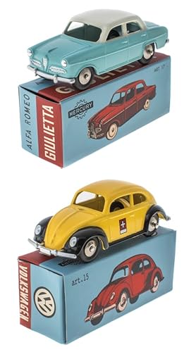 OPO 10 - Set mit 2 Autos kompatibel mit Alfa Romeo Giulietta + Volkswagen Käfer Schweizer Post 1/48 Mercury Kollektion von Hachette LMA7 OPO 10 - Set mit 2 Autos kompatibel mit Alfa Romeo Giulietta + Volkswagen Käfer Schweizer Post 1/48 Mercury Kollektion von Hachette LMA7 von OPO 10