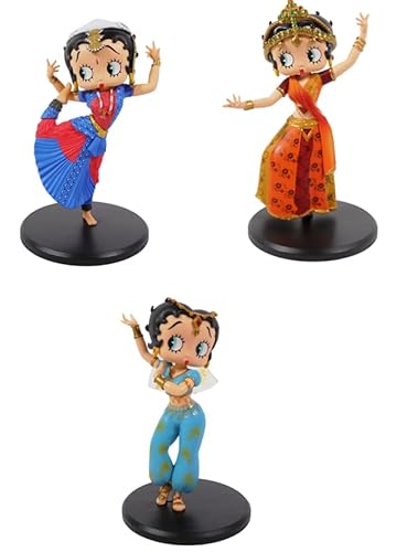 OPO 10 - Set mit 3 Figuren, kompatibel mit Betty BOOP Dance: Bollywood + Bharata Natyam + Orientalisch – Höhe 12 cm – LBB3 OPO 10 - Set mit 3 Figuren, kompatibel mit Betty BOOP Dance: Bollywood + Bharata Natyam + Orientalisch – Höhe 12 cm – LBB3 von OPO 10