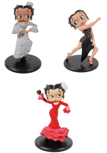 OPO 10 - Set mit 3 Figuren, kompatibel mit Betty BOOP Dance: Flamenco + Argentinischer Tango + Sevillana – Höhe 12 cm – LBB1 OPO 10 - Set mit 3 Figuren, kompatibel mit Betty BOOP Dance: Flamenco + Argentinischer Tango + Sevillana – Höhe 12 cm – LBB1 von OPO 10
