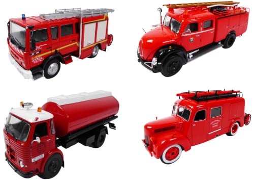 OPO 10 - Set mit 4 1/43 Feuerwehrautos kompatibel mit MAGIRUS DEUTZ + Renault VI S 180 + Ford F798 T + Pegaso Comet 1095 / P01+P02+P09+P12 OPO 10 - Set mit 4 1/43 Feuerwehrautos kompatibel mit MAGIRUS DEUTZ + Renault VI S 180 + Ford F798 T + Pegaso Comet 1095 / P01+P02+P09+P12 von OPO 10