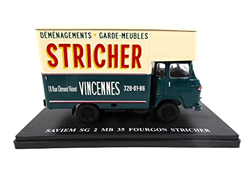 OPO 10 - Utility 1:43 kompatibel mit Renault Saviem SG2 MB 35 Umzugswagen Stricher - UTR39 von OPO 10