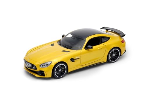 OPO 10 - Welly 24081, Modellauto im Maßstab 1/24, kompatibel mit Mercedes-AMG GT R, Gelb OPO 10 - Welly 24081, Modellauto im Maßstab 1/24, kompatibel mit Mercedes-AMG GT R, Gelb von OPO 10