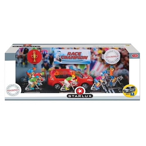 OPO 10 - STARLUX Kinderspielzeugbox „Die Welt des Radsports“ Peugeot 4007 + 7 Radfahrer, Maßstab 1/32 OPO 10 - STARLUX Kinderspielzeugbox „Die Welt des Radsports“ Peugeot 4007 + 7 Radfahrer, Maßstab 1/32 von OPO 10