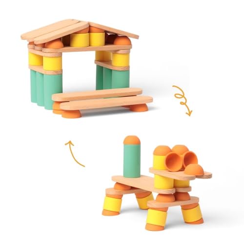 OPPI Toys - Stix Konstruktionsspielzeug 60-teilig OPPI Toys - Stix Konstruktionsspielzeug 60-teilig von OPPI