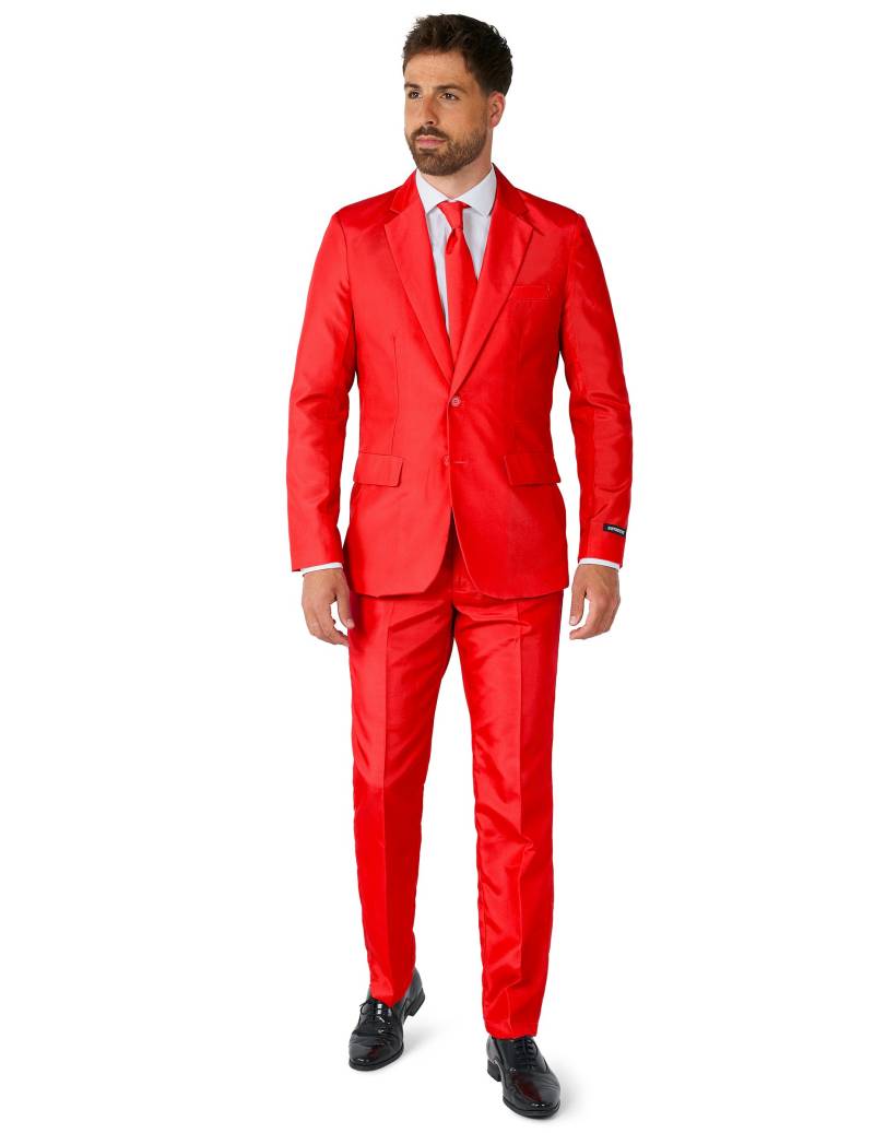Anzug Mr. Solid Suitmeister Herren rot von OPPO MERCHANDISE GROUP