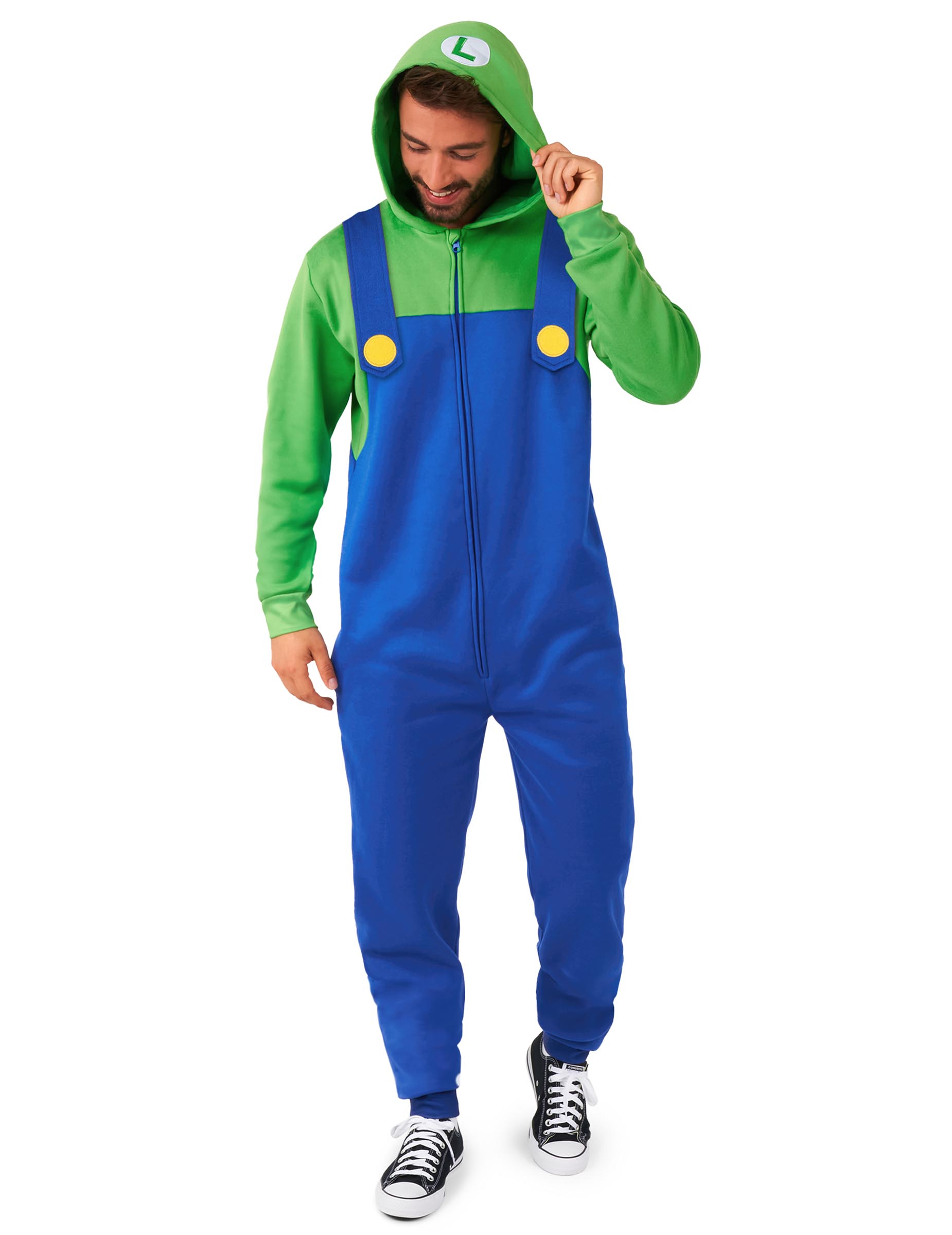 Luigi Overall Erwachsene grün-blau von OPPO MERCHANDISE GROUP