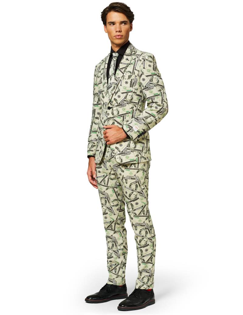 Mr. Cashanova - Herrenanzug von Opposuits - weiß-schwarz von OPPO MERCHANDISE GROUP