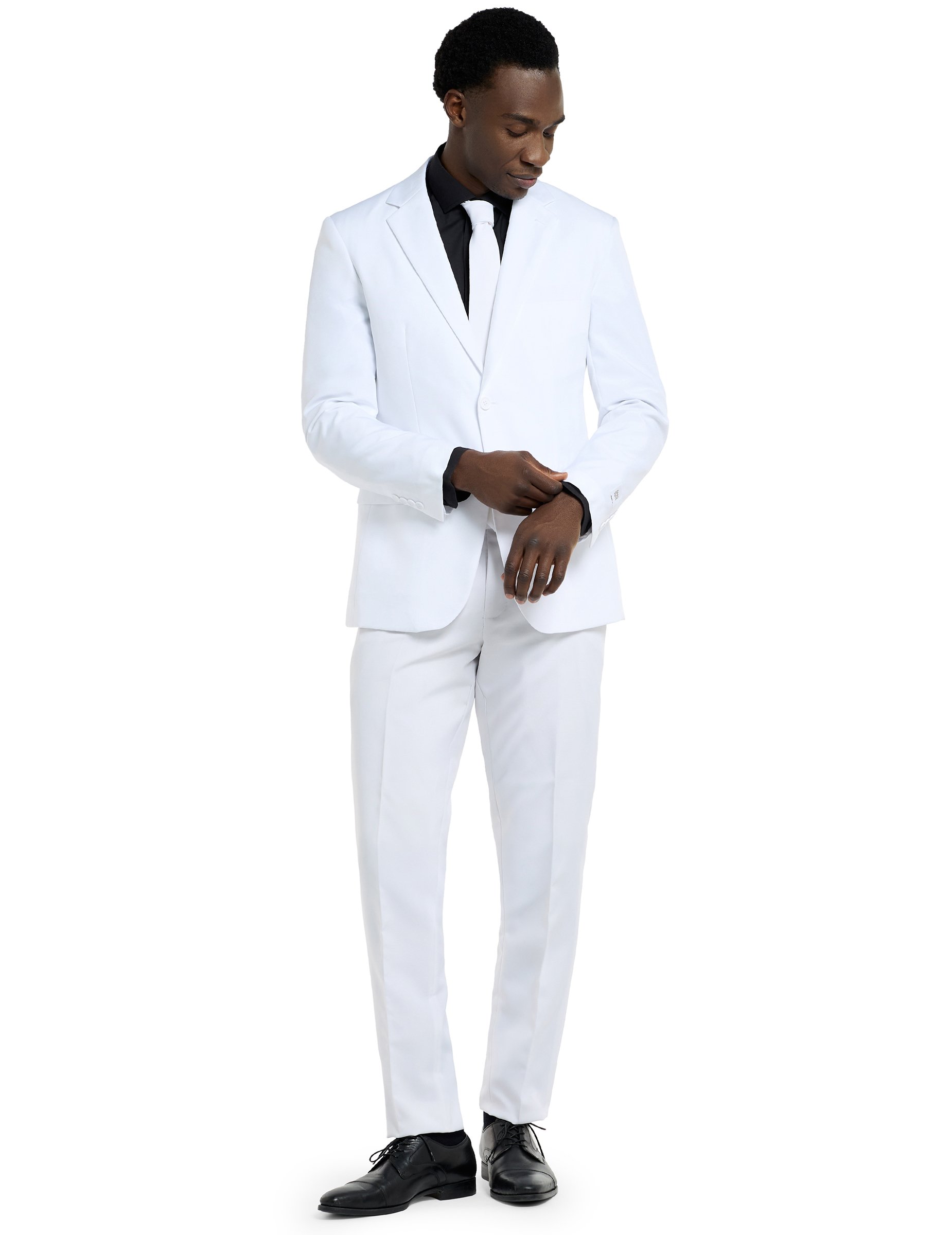 Opposuits Weisser Ritter Herrenanzug weiss von OPPO MERCHANDISE GROUP