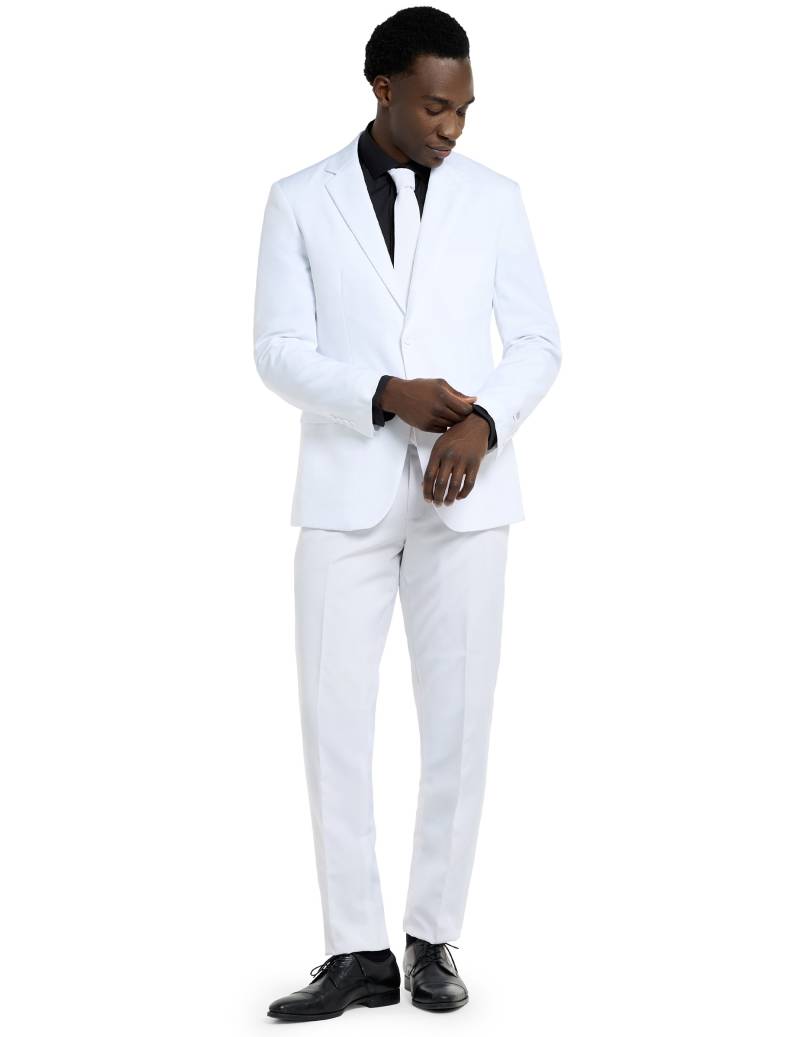 Opposuits Weisser Ritter Herrenanzug weiss von OPPO MERCHANDISE GROUP