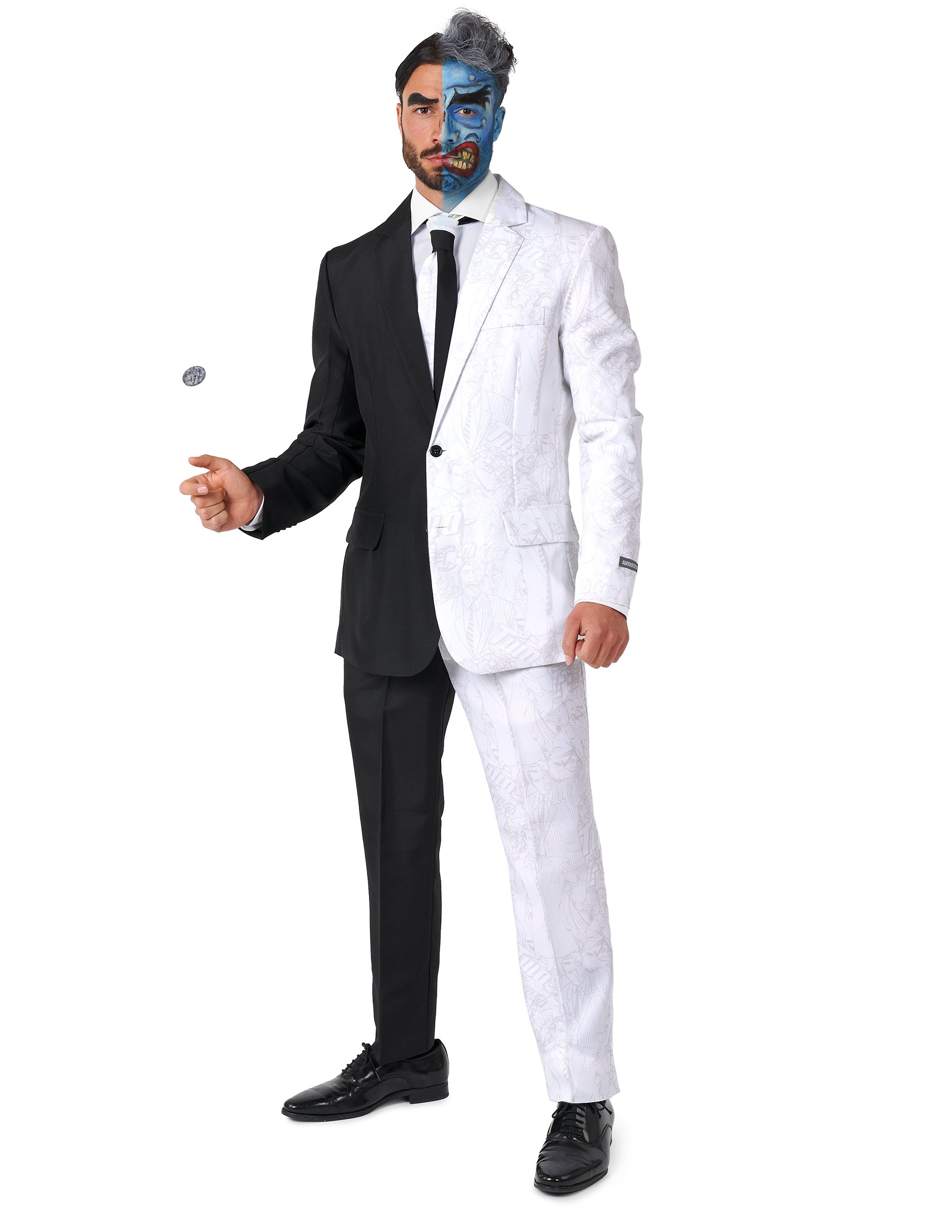 Suitmeister Double Face Joker Kostüm für Erwachsene 3-teilig von OPPO MERCHANDISE GROUP