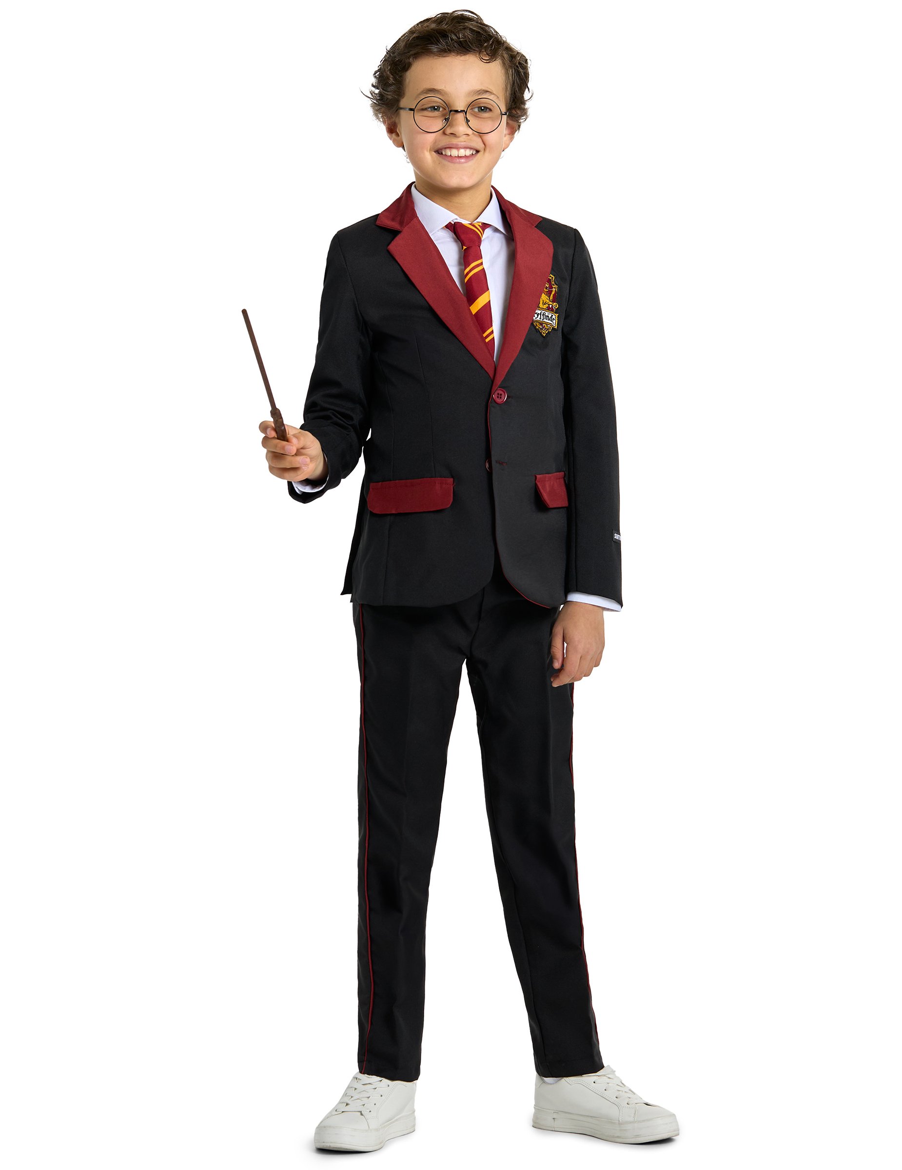 Mr. Gryffindor-Kostüm für Jungen Suitmeister schwarz-rot-gelb Mr. Gryffindor-Kostüm für Jungen Suitmeister schwarz-rot-gelb von OPPO MERCHANDISE GROUP