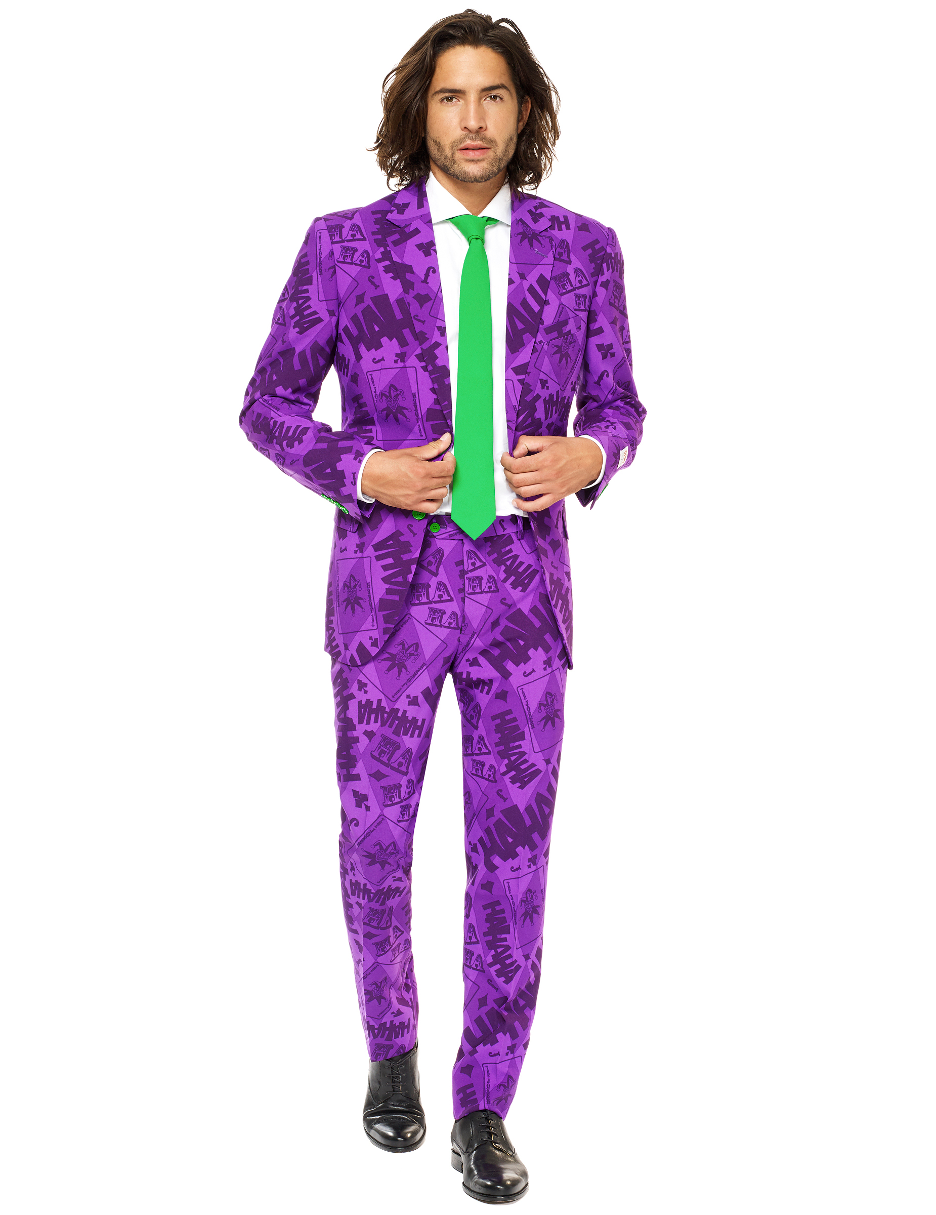 Mr. Joker-Anzug Opposuits-Herrenanzug lila von OPPOSUITS