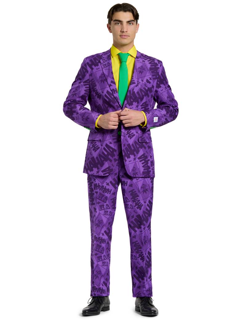 Mr. Joker-Anzug Opposuits-Herrenanzug lila von OPPOSUITS