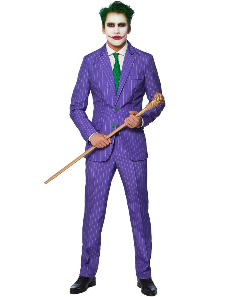 Mr. Joker-Herrenanzug Suitmeister violett-grün von OPPOSUITS