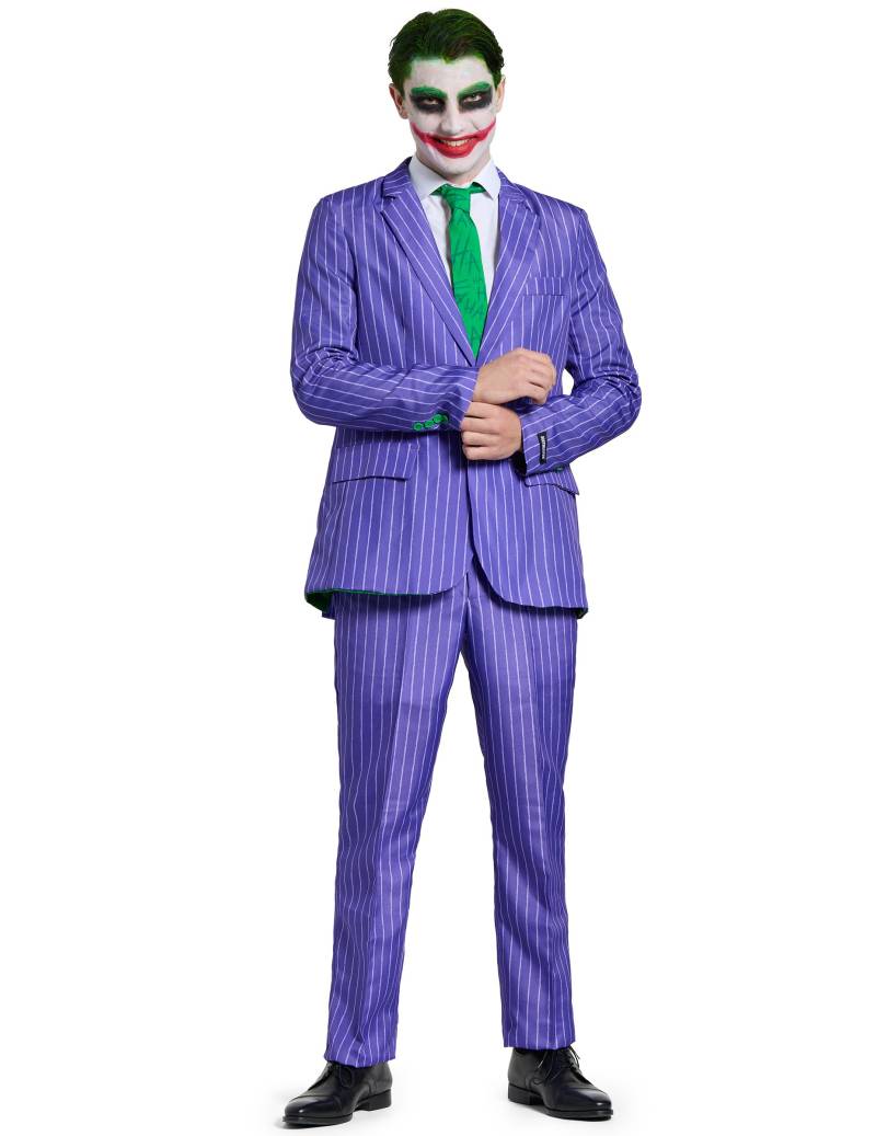 Mr. Joker-Herrenanzug Suitmeister violett-grün von OPPOSUITS