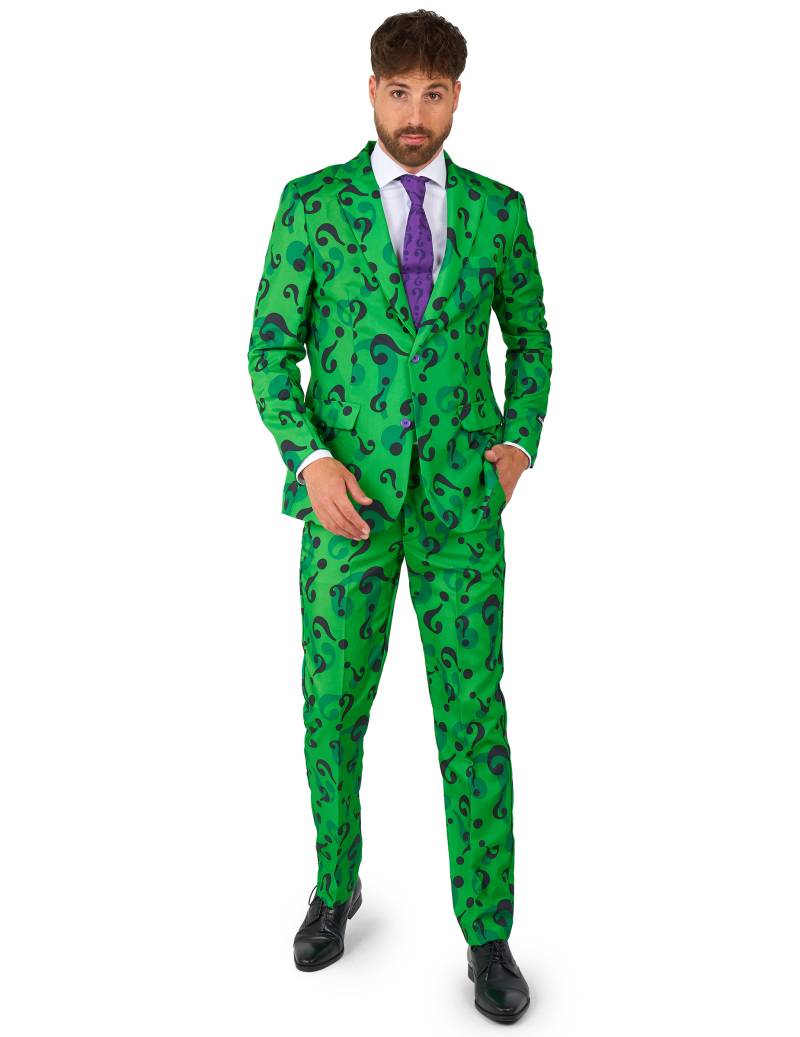 Mr. Riddler-Kostüm Suitmeister grün-schwarz von OPPOSUITS