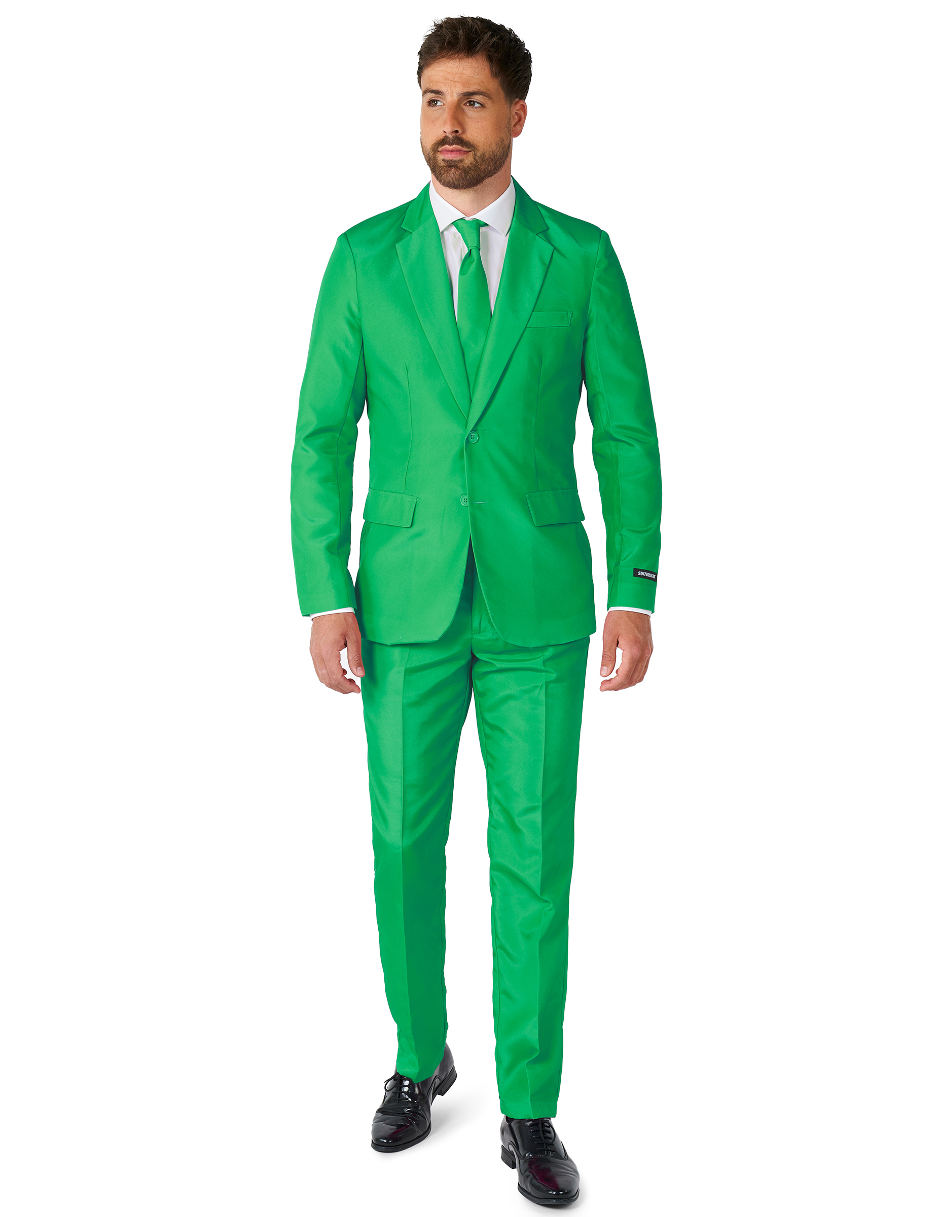 Suitmeister Herrenanzug grün von OPPOSUITS