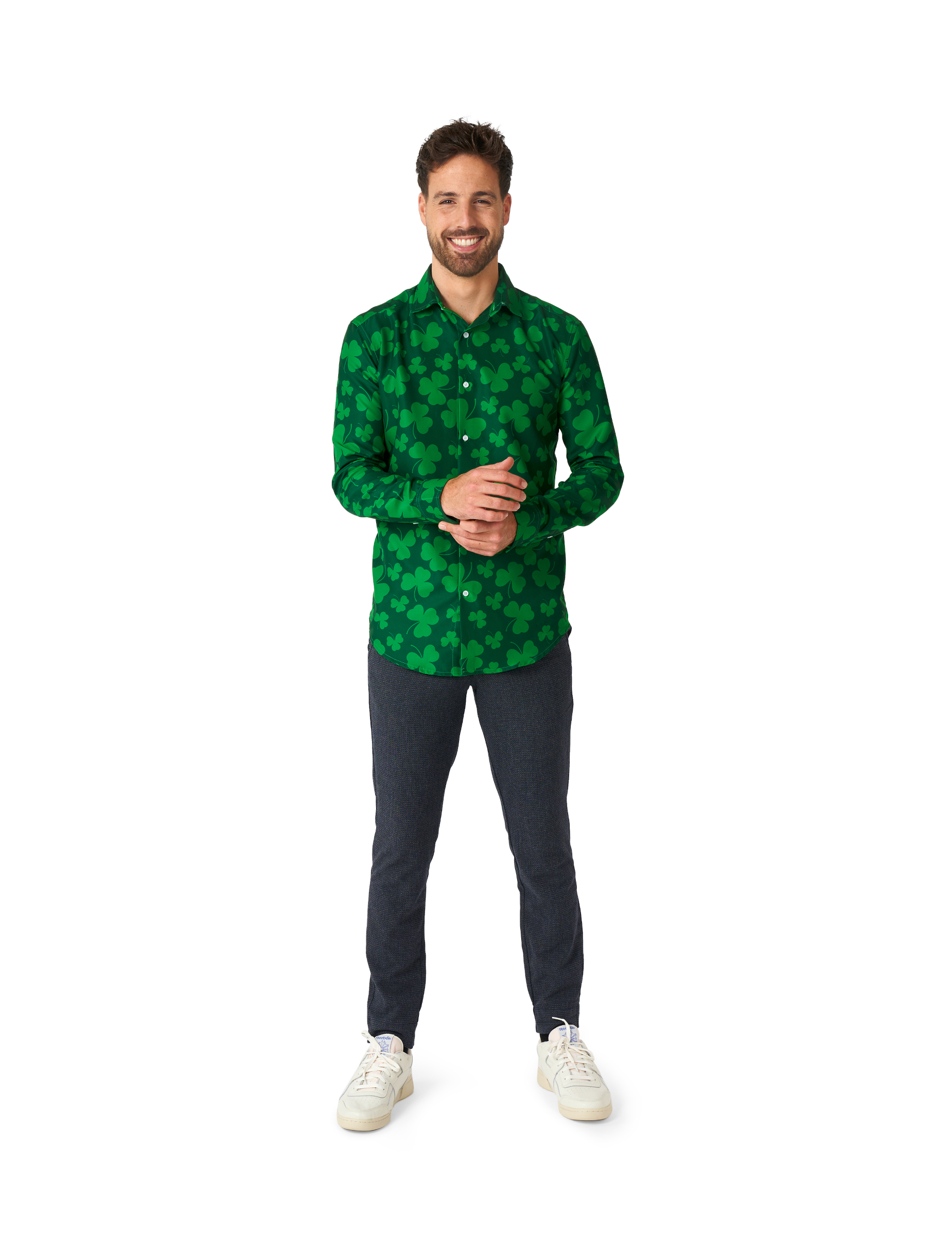 SuitmeisterSt. Patricks Hemd für Erwachsene grün von OPPOSUITS