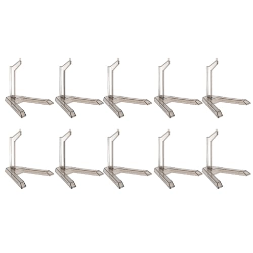 OPPWONG Aktionsabbildung Stand, Abbildung Steht Flexibel 10pcs Aktionsabbildung Anzeige (Transparentes Schwarz) von OPPWONG