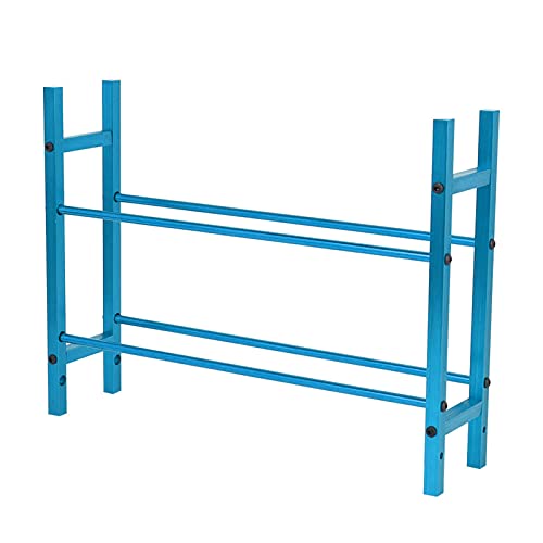 OPPWONG Reifenlagerstange, Reifenschelf -Reifenregal mit 1,9 -Zoll -Rad -Reifen -Lagerregal 2Tiers RC Tire Aluminiumlegierungschelf für SCX10 90046 D90 1/10 Modell Crawler Car (Blue) von OPPWONG