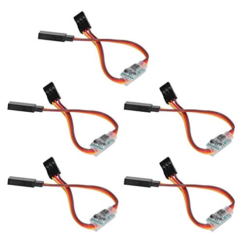 OPPWONG Servo-Umkehrer, 5-teiliger Universal-Lenkgetriebe-Umkehrer, Servo-Reduzierer, RC-Lenkservo-Rotationsinverter für JR Futaba-Flugzeug-Lenkgetriebe und Beliebige Servos OPPWONG Servo-Umkehrer, 5-teiliger Universal-Lenkgetriebe-Umkehrer, Servo-Reduzierer, RC-Lenkservo-Rotationsinverter für JR Futaba-Flugzeug-Lenkgetriebe und Beliebige Servos von OPPWONG