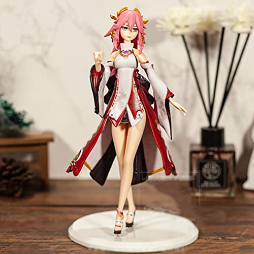 OPQRSTUVW 18 cm/5 cm acci?n Genshin Impact Yae Miko PVC Figuras De Acci?n Ni?as Modelo Juguetes Coleccionando Regalos para Ni?as (Größe : Medium) von OPQRSTUVW