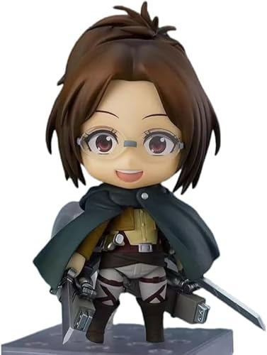 OPQRSTUVW Levi Erwin Hanji Figura de acci?n Q Versi?n Desmontable Figura de Anime cifras de Personaje cifras de PVC Estatua Colecci?n de Juguete Regalo 3.9 (Hange Zoe1123) von OPQRSTUVW