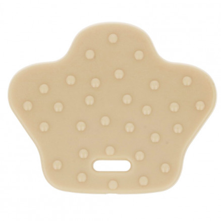 OPRY Beißring Tierfuß mit Griff Beige 68x57mm - 2 Stk von OPRY