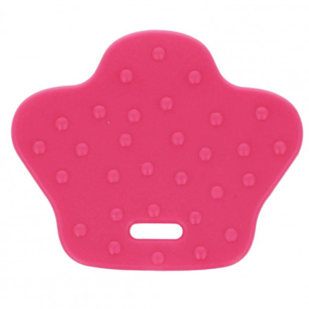 OPRY Beißring Tierfuß mit Griff Pink 68x57mm - 2 Stk von OPRY